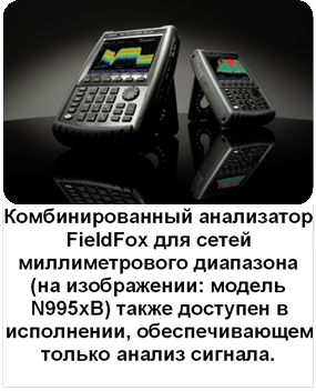 Keysight представляет новый высокопроизводительный ручной СВЧ-анализатор для ускорения процессов развёртывания систем 5G, РЛС и спутниковой связи