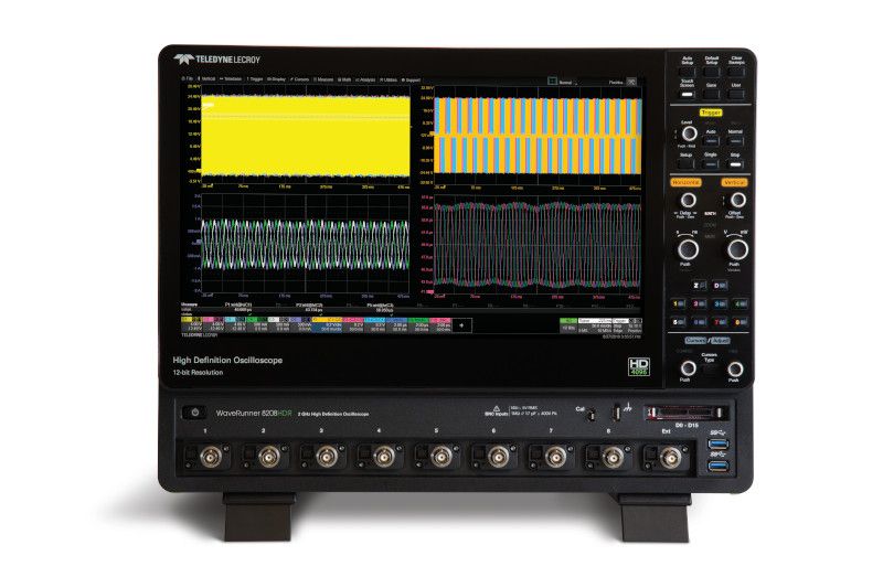 Новая серия осциллографов WaveRunner 8000HDR Teledyne LeCroy для применения в силовых устройствах, автомобильных и встраиваемых системах Новая серия осциллографов WaveRunner 8000HDR Teledyne LeCroy для применения в силовых устройствах, автомобильных и встраиваемых системах