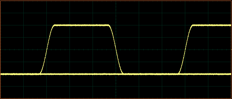 RZ двухуровневая глаз-диаграмма („Return-to-zero“, или „С возвратом к нулю“) Рис. 40. Типы двухуровневых глаз-диаграмм. Слева – NRZ глаз-диаграмма („Non-return-to-zero“, или „Без возврата к нулю“), справа – RZ двухуровневая глаз-диаграмма („Return-to-zero“, или „С возвратом к нулю“).png
