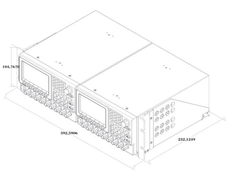 Комплект для монтажа GPP в стойку GW Instek GRA-437