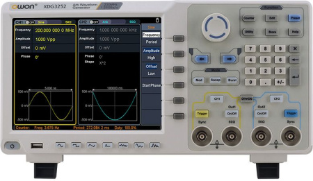 DDS-генератор сигналов универсальный OWON XDG3162 DDS-генератор сигналов универсальный OWON XDG3162