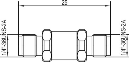 Переход коаксиальный 3,5 мм (розетка) - 3,5 мм (розетка)