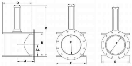 Угловой затвор большого размера GNB A(ISO500)P Угловой затвор большого размера GNB A(ISO500)P