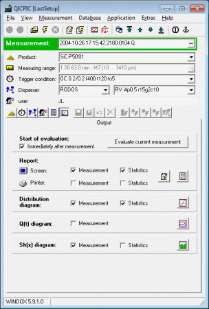 Программное обеспечение Sympatec WINDOX 5