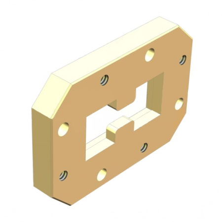 Фланец волноводный с двойным гребнем A-INFO WRD475-FPWRD475D24_Cu