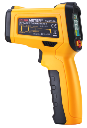 Дистанционный измеритель температуры (пирометр) PeakMeter PM6530B Дистанционный измеритель температуры (пирометр) PeakMeter PM6530B