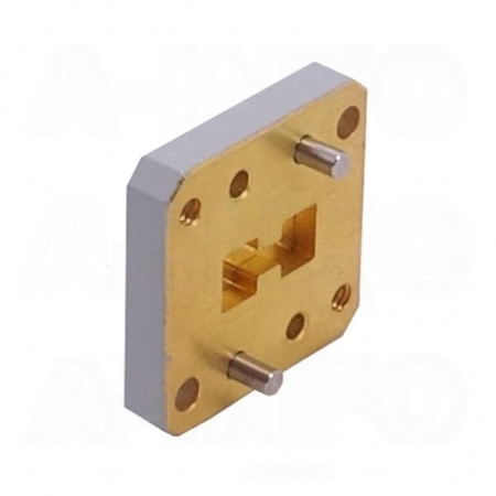 Пластина короткая волноводная с двойным гребнем со смещением A-INFO 110DRWOFS18_Cu