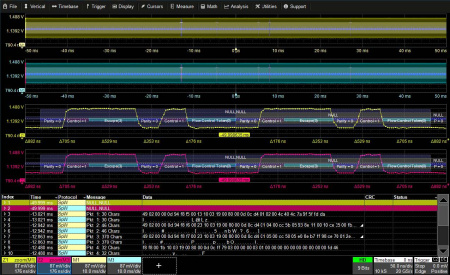 WR8K-SPACEWIREbusD Опция декодирования протоколов шины SPACEWIRE