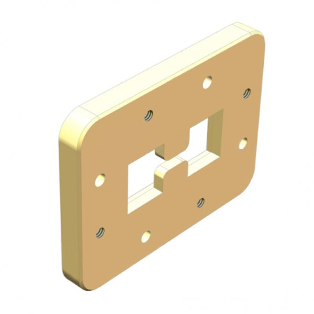 Фланец волноводный с двойным гребнем A-INFO WRD350-FPWRD350D24_Cu