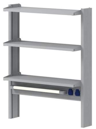Стеллаж для лабораторных пристенных столов СОВЛАБ 900 ТСПв                