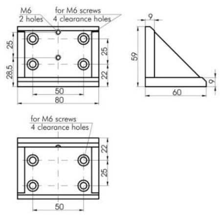 Кронштейн Standa 2AB67-25-AL