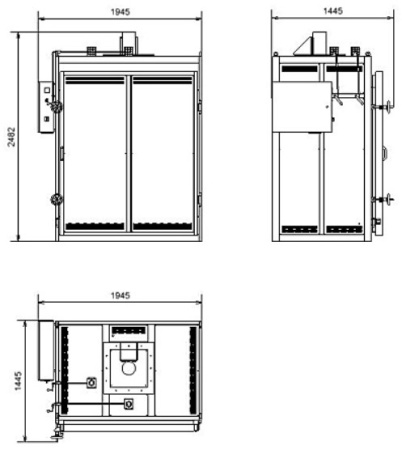 Шкаф сушильный с температурой нагрева до +600С SNOL 1500/400