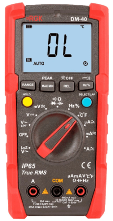 Мультиметр цифровой RGK DM-40