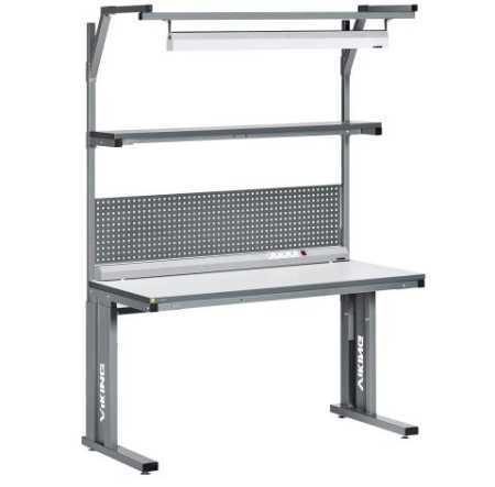 Стол рабочий общепромышленный VIKING Комфорт СР-15-7 RAL7035 светло-серый Стол рабочий общепромышленный VIKING Комфорт СР-15-7 RAL7035 светло-серый