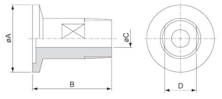 Адаптер KF «папа» под трубную резьбу HTC KF16MPT3