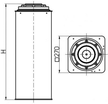 Система вибрационной изоляции пневматическая Standa 1VIS22-70-6