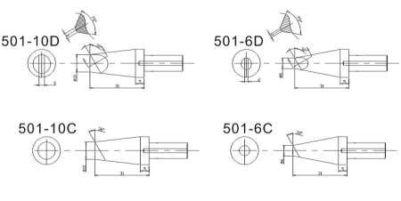 Жало Quick 501-6C-T 