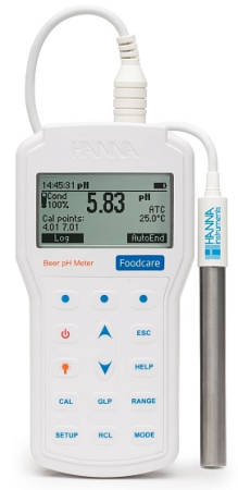 рН-метр для пивной промышленности портативный Hanna Instruments HI98167