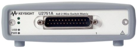 Модуль матричного коммутатора Keysight (Agilent) U2751A, с шиной USB, двухпроводной, 4х8