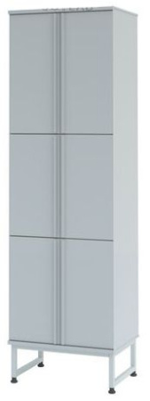 Шкаф для хранения кислот из полипропилена СОВЛАБ ШХК-1100П