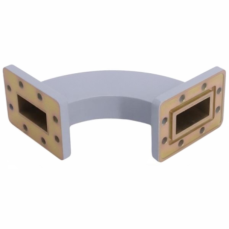 Волновод с радиусным изгибом A-INFO 137WHB-80-80-50_DPDM