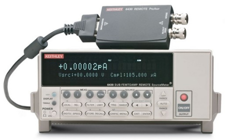 Калибратор-измеритель напряжения и силы тока Keithley 6430