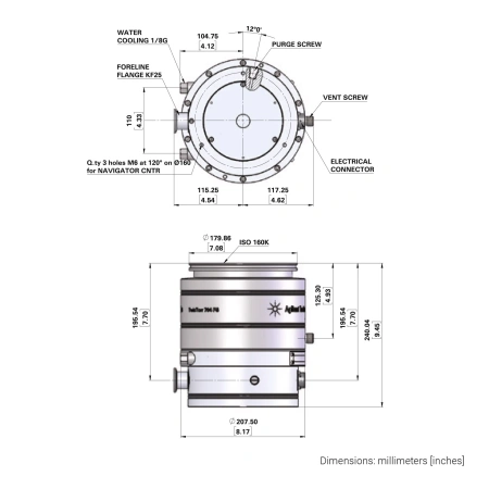 Турбомолекулярный вакуумный насос Agilent TwisTorr 704 FS