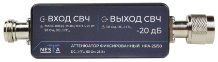 Фиксированный СВЧ аттенюатор HPA-10/50 (10 Вт, 50 Ом) Nesta HPA-10/50
