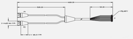 Двойной разъем Viking Keysight (Agilent) 11713E-401