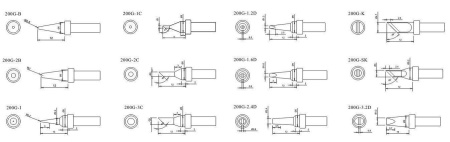 Жало Quick 700A-2B (Quick 200G-2B)  Жало Quick 700A-2B (Quick 200G-2B)
