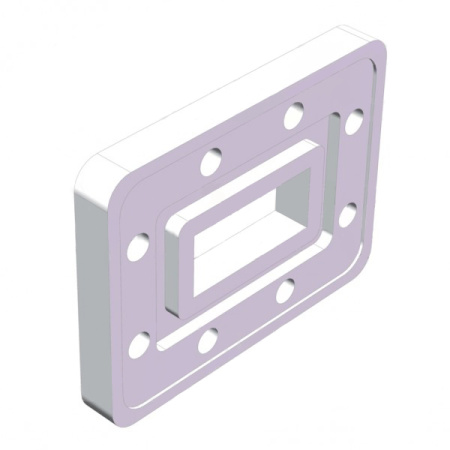 Фланец волноводный A-INFO 90-FDM100