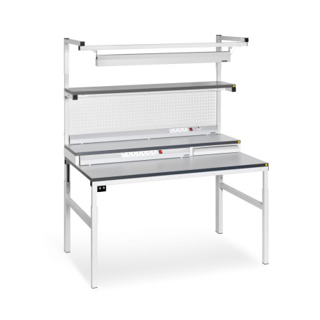 Стол рабочий антистатический VIKING Классик СР-15-9 ESD RAL7012 темно-серый Стол рабочий антистатический VIKING Классик СР-15-9 ESD RAL7012 темно-серый