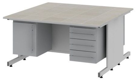 Тумба подвесная металлическая СОВЛАБ 400-3-ТЯМпн