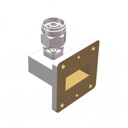 Адаптер волноводно-коаксиальный A-INFO 112WCANM_PB