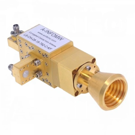 Антенна рупорная коническая гофрированная A-INFO LB-CH-28-15-T62-C-KF