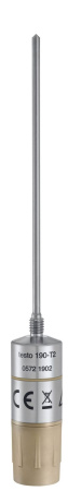 CFR-логгер температуры Testo 190-T2 с длинным жестким зондом