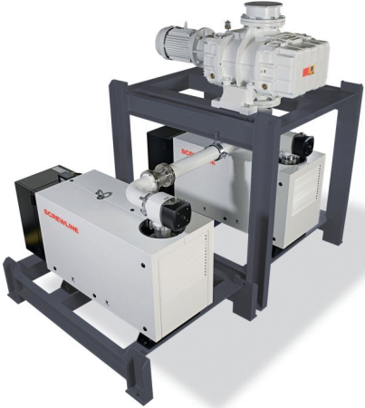 Вакуумный насос системы RUTA на базе насосов SCREWLINE Leybold 2001/ SP630