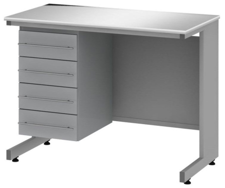 Тумба подвесная металлическая СОВЛАБ 400-4-ТЯМпв