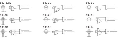 Жало UnionTEST 500-5C             