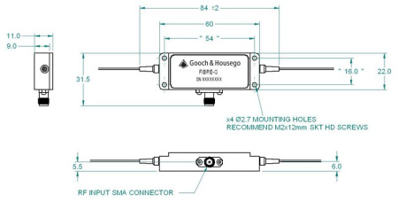 Модулятор акустооптический GOOCH & HOUSEGO S-M150-0.4C2G-3-F2S