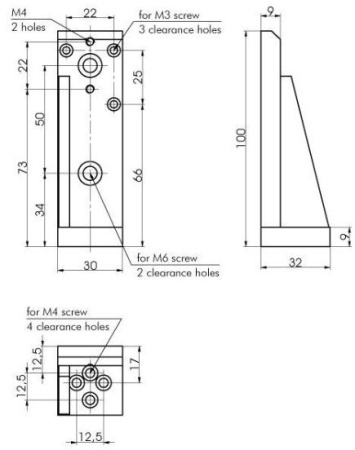 Кронштейн Standa 2AB173V-20-50