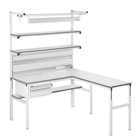 Стол рабочий антистатический VIKING Классик СР-18-7 ESD RAL7012 темно-серый Стол рабочий антистатический VIKING Классик СР-18-7 ESD RAL7012 темно-серый