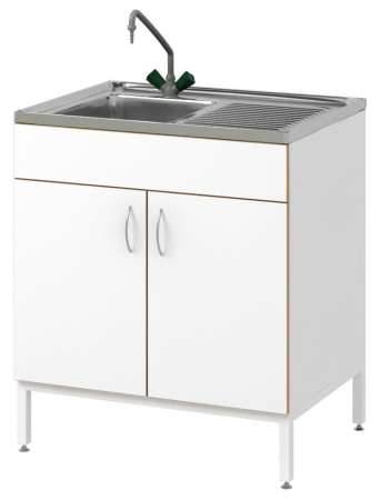 Мойка накладная из нержавеющей стали СОВЛАБ 800 НЖ-2               Мойка накладная из нержавеющей стали СОВЛАБ 800 НЖ-2