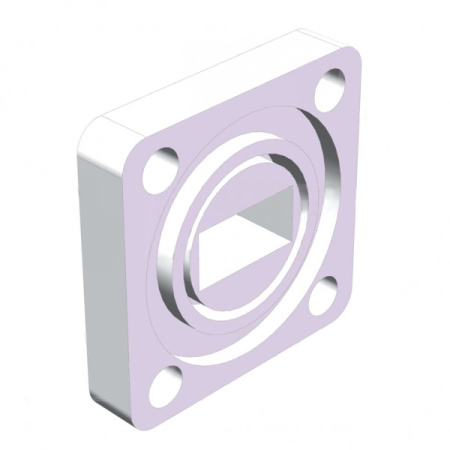 Фланец волноводный A-INFO 28-FBE320