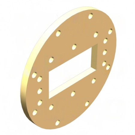 Фланец волноводный A-INFO 284-APF284_Cu