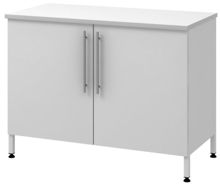 Стол пристенный на опорной металл. тумбе Mod. -1200 ПТД Современная лаборатория