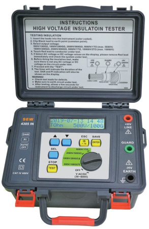 Измеритель сопротивления изоляции Sew 4305 IN Измеритель сопротивления изоляции Sew 4305 IN