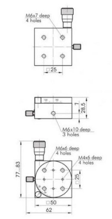 Миниплатформа поворотная Standa 7R7E Миниплатформа поворотная Standa 7R7E