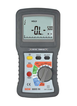 Измеритель сопротивления изоляции SEW 8005 IN Измеритель сопротивления изоляции SEW 8005 IN