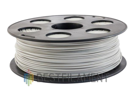 Светло-серый PLA пластик Bestfilament для 3D-принтеров 1 кг (1,75 мм)